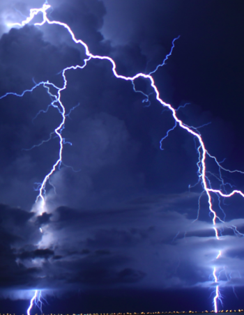 Where lightning comes from