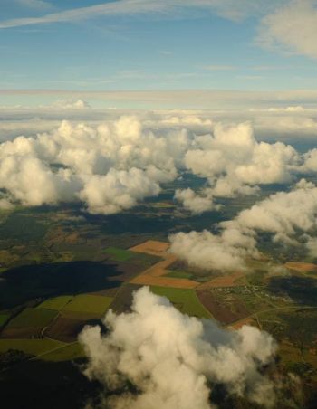 What makes atmospheric pressure high and low