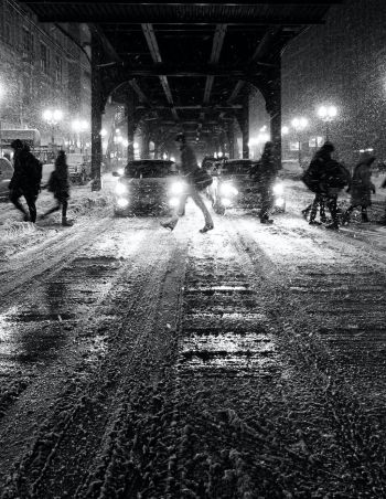 Slush — the mixture of snow and water