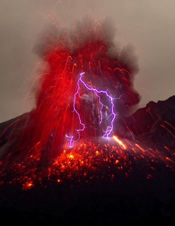 Volcanic lightning — dirty thunderstorms