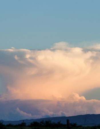 How anvil clouds form
